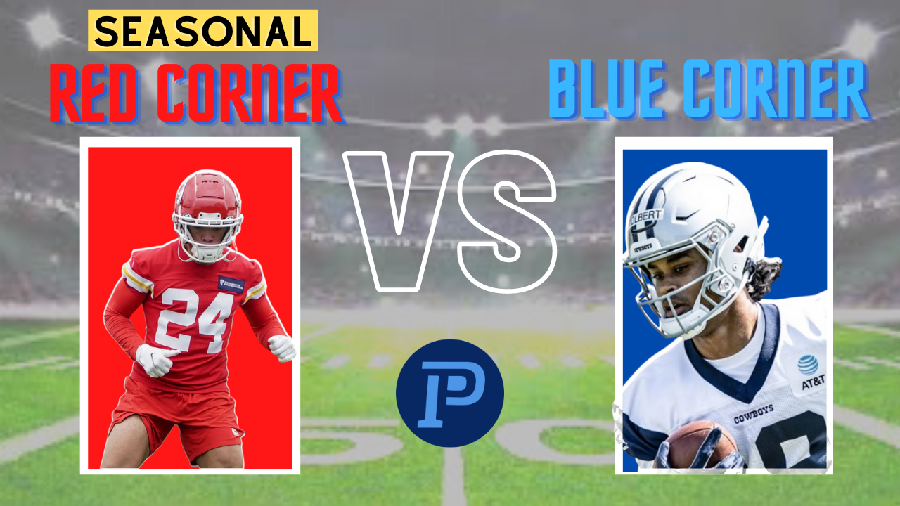 Red Corner vs Blue Corner Jalen Tolbert and Skyy Moore PlayerProfiler